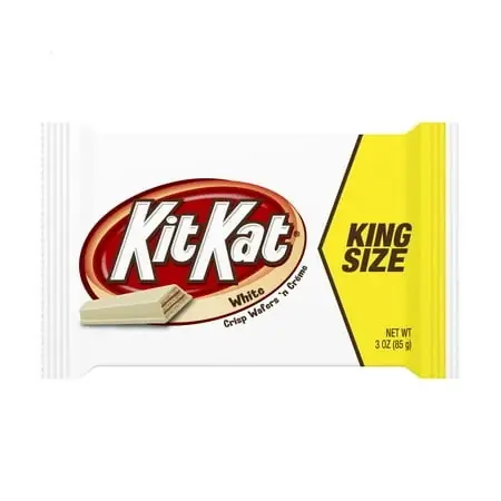 King Size White Creme Crisp Wafers, 3 Ounces