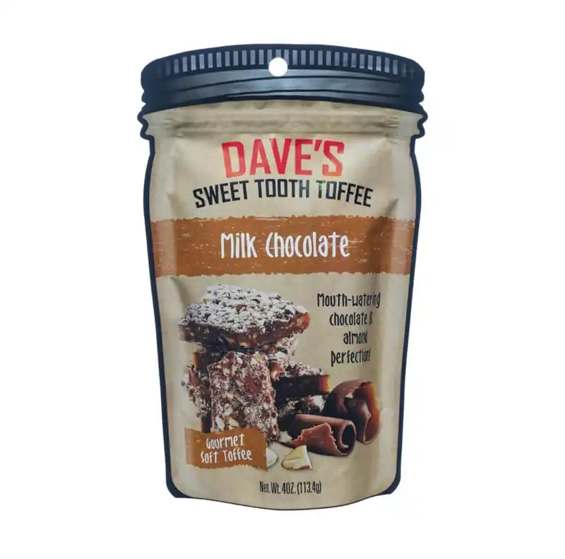 Dave‘s Sweet Tooth Milk Chocolate Toffee 4 Oz