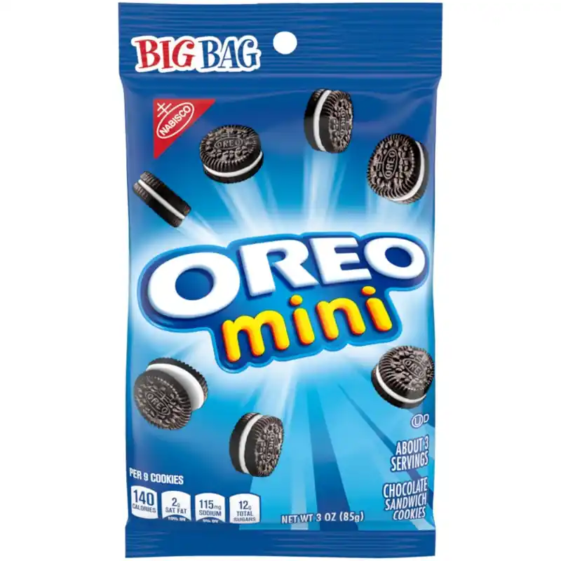 Mini Chocolate Sandwich Cookies 3 Oz Bagged