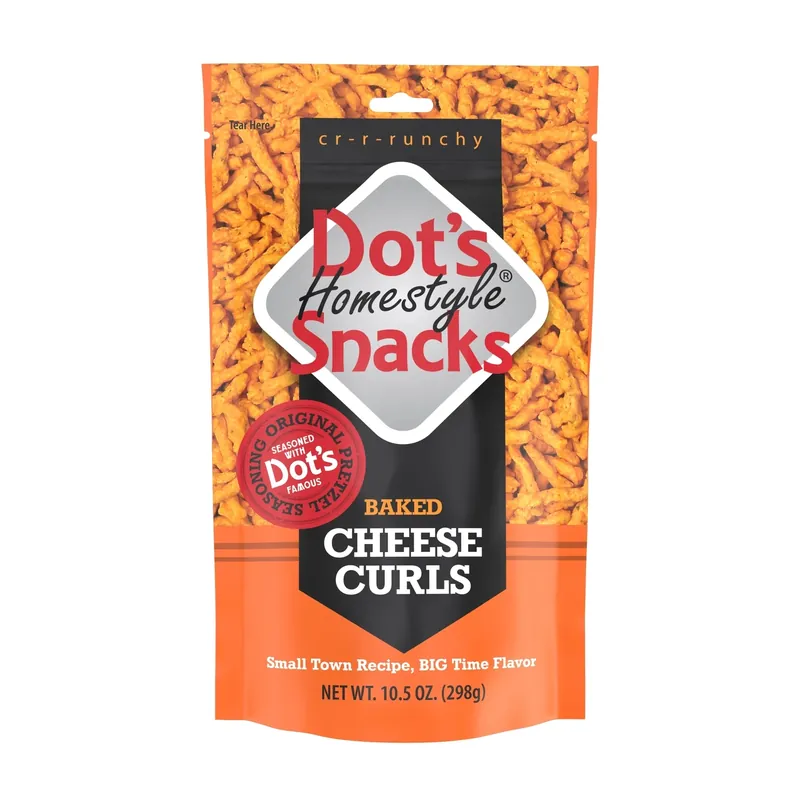 Dot‘s Homestyle Cheese Cheese Curls 10.5 Oz Bagged