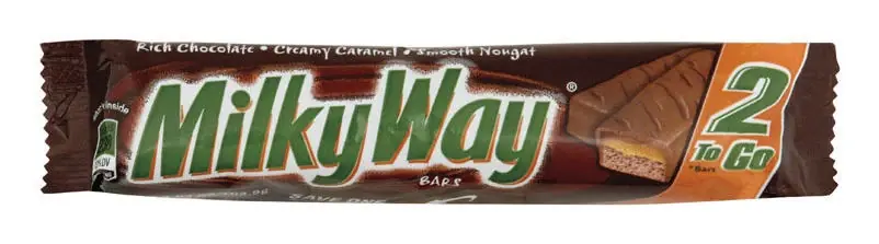 Milky Way 2 To Go Original Chocolate Candies 3.36 Oz