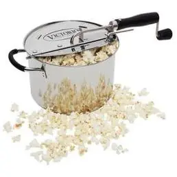 Vkp1160 Stovepop Stainless Steel Popcorn Popper For Perfect Popped Corn