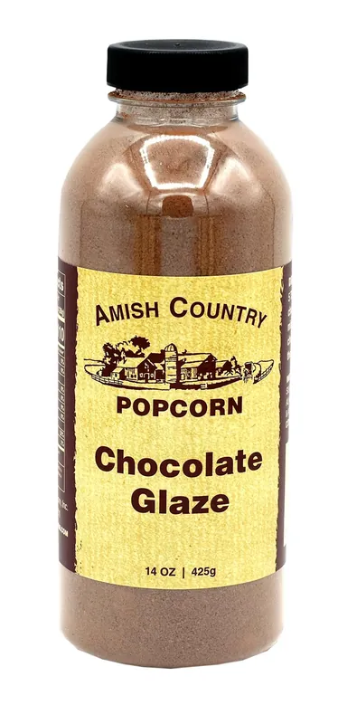 14oz Chocolate Popcorn Glaze - Amish Country Gourmet Treat