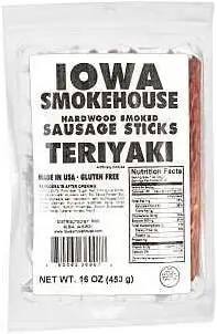 Iowa Smokehouse Habanero Country Style Meat Sticks – 16 oz Pack