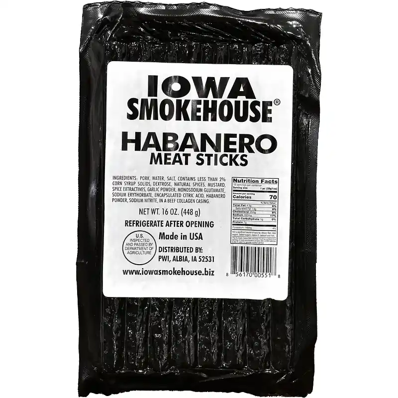 Is-16msh Habanero Meat Stick, 16 Ounce Package