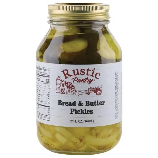 Rustic Pantry 32 Ounce Bread And Butter Pickles