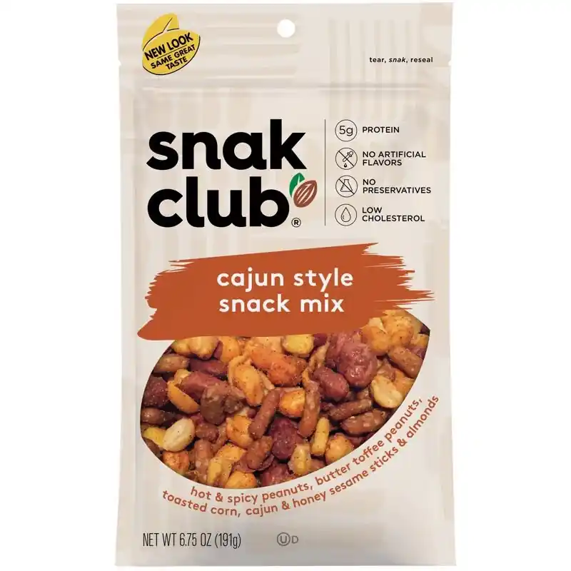 Cajun Snack Mix 6.75 Ounce Bagged - Flavorful And Spicy Snack