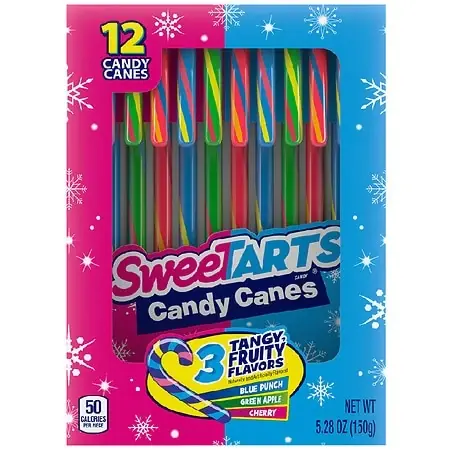 Sweetarts Candy Canes - 0.44 Oz X 12 Pack