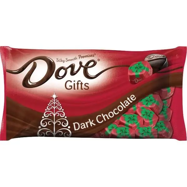 Dove Promises Holiday Gifts Dark Chocolate Candy 8.87-ounce Bag