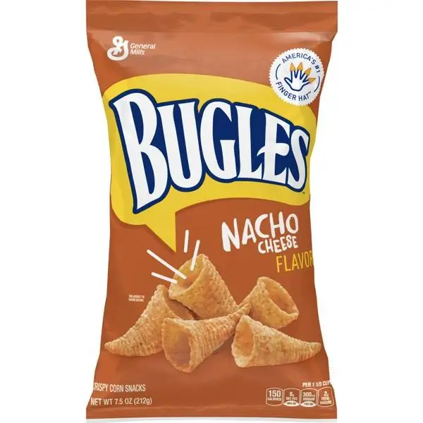 Nacho Cheese Flavor Crispy Corn Snacks 7.5