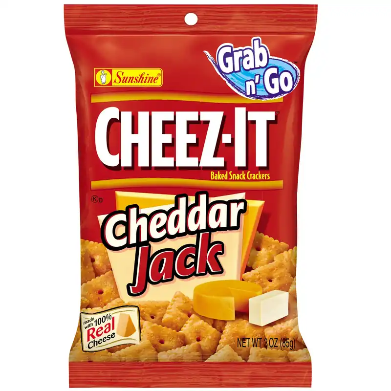 Grab N‘ Go Cheddar Jack Crackers 3 Oz Pegged
