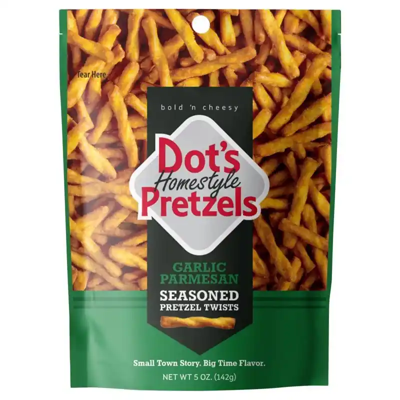 Dot‘s Homestyle Parmesan Garlic Pretzels 5 Oz Bagged