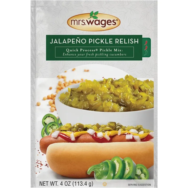 Quick Process 4 Oz. Jalapeno Pickle Relish Pickling Mix For Canning