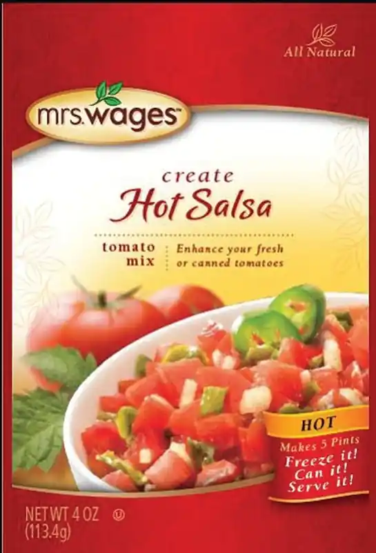 Hot Salsa Tomato Mix 4 Oz 1 Pk