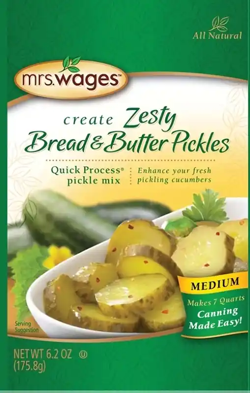 Zesty Bread And Butter Pickle Mix 6.2 Oz 1 Pk