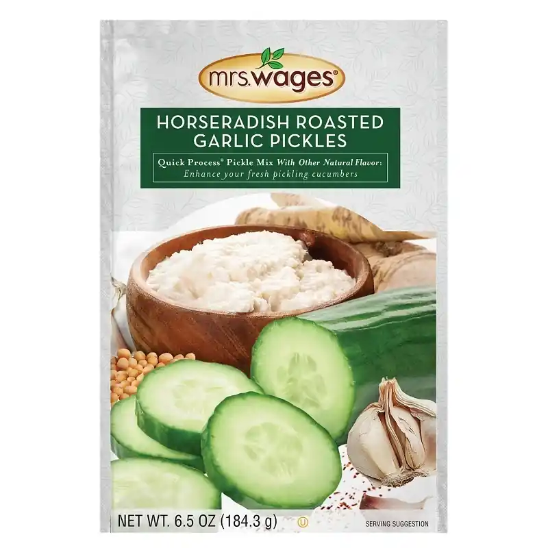 Quick Process Horseradish Roasted Garlic Pickle Mix, 6.5 Oz