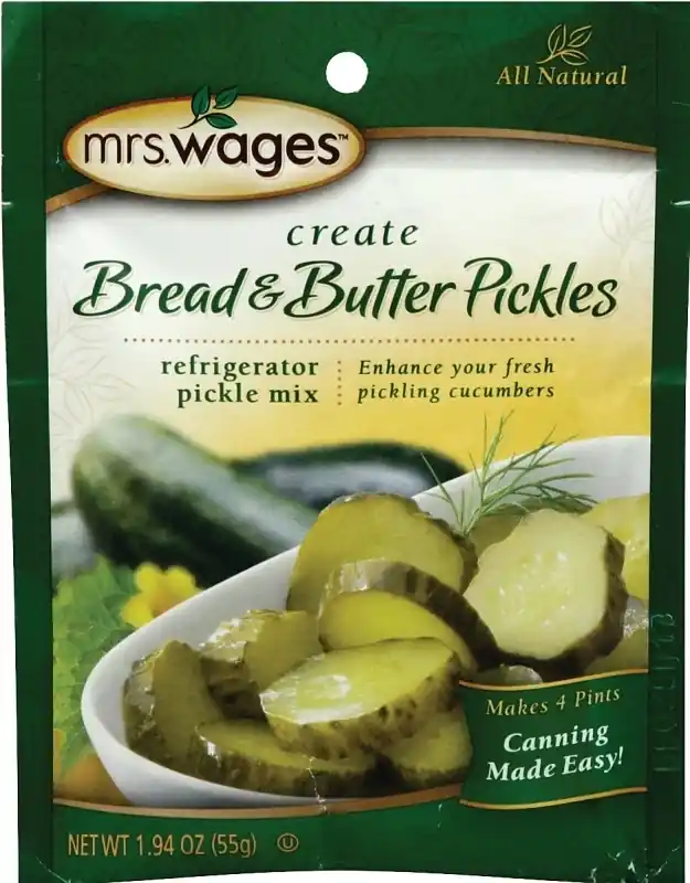 Bread & Butter Refrigerator Pickle Mix, 1.9-oz.