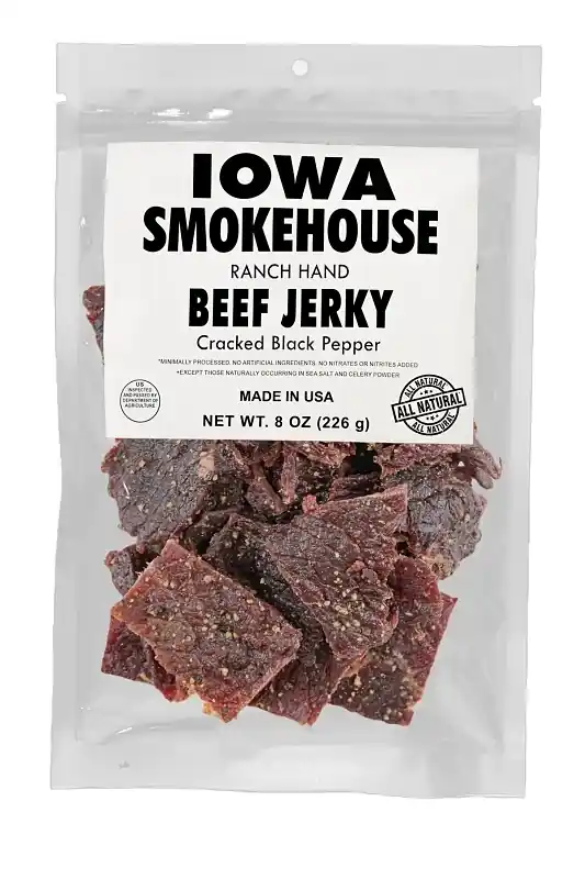Ranch Hand Beef Cracked Black Pepper Jerky, 8-oz.