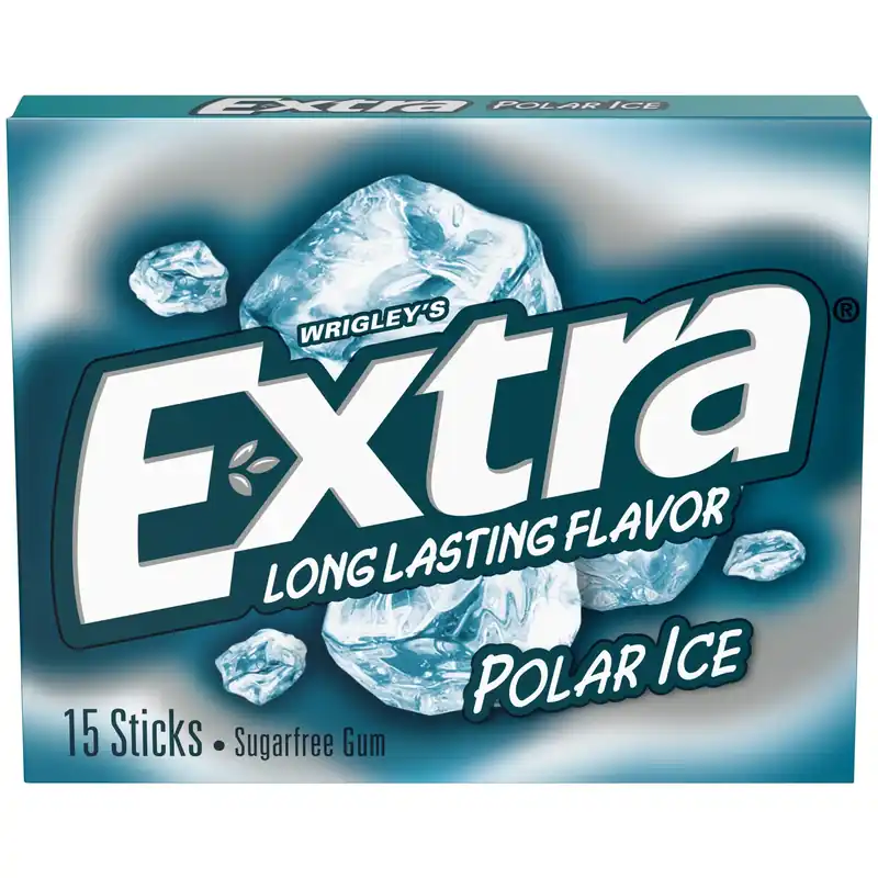 Extra Sugar Free Polar Ice Chewing Gum 15 Pc 0.11 Oz