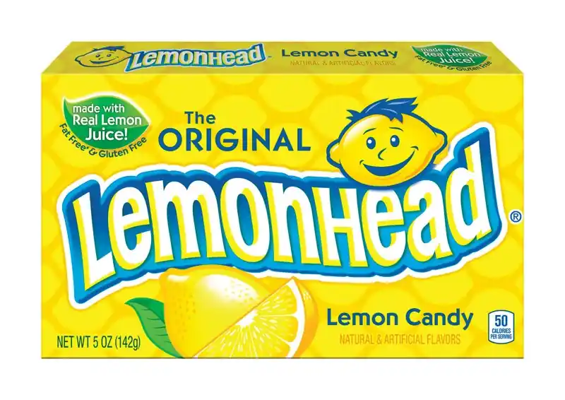 Original Lemon Candy Theater Box 5 Ounces - Sweet And Sour Delight