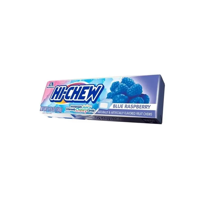 Hi-chew Blue Raspberry Chewy Candy – 1.76 oz Fruit Snack