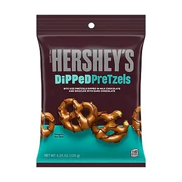 Hershey‘s, Milk Chocolate Dipped Pretzels, 4.25 Oz