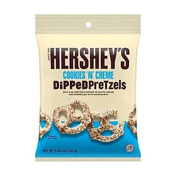 Hershey‘s, Cookies ‘n‘ Creme Dipped Pretzels, 4.25 Oz