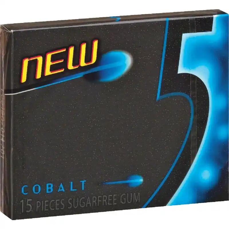 5 Gum, Cobalt Peppermint, 15 Sticks