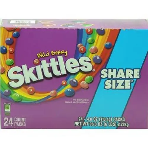 Wild Berry King Size Chewy Candy 4 Ounce - Perfect For Sharing