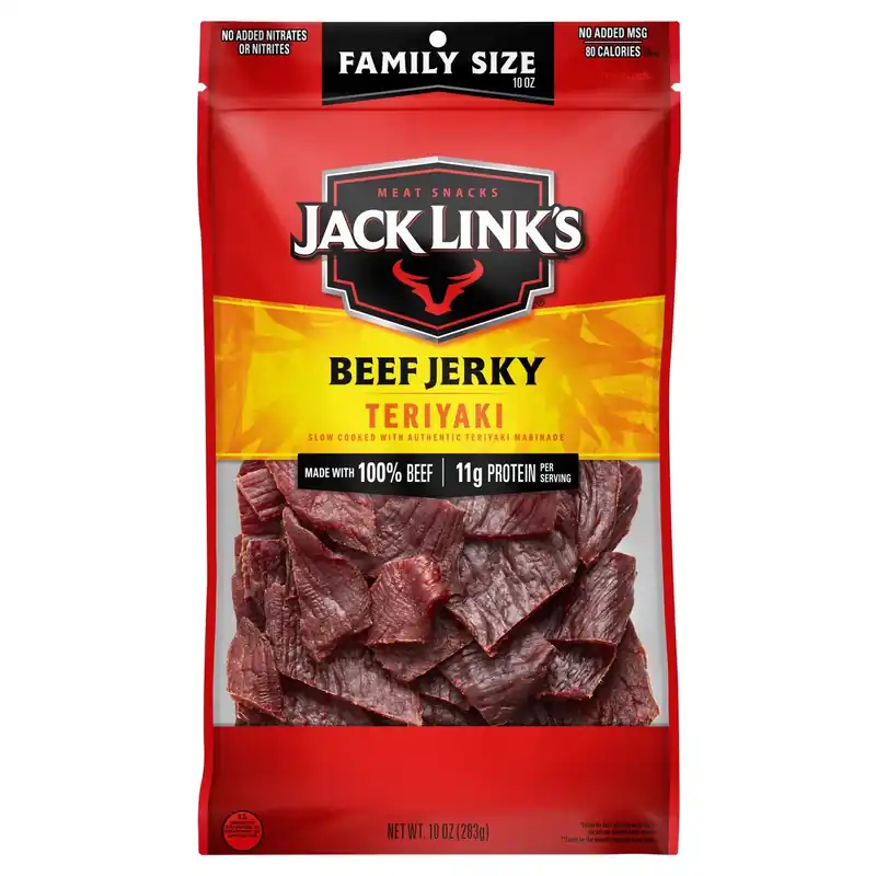 Teriyaki Beef Jerky 10 Oz Bagged