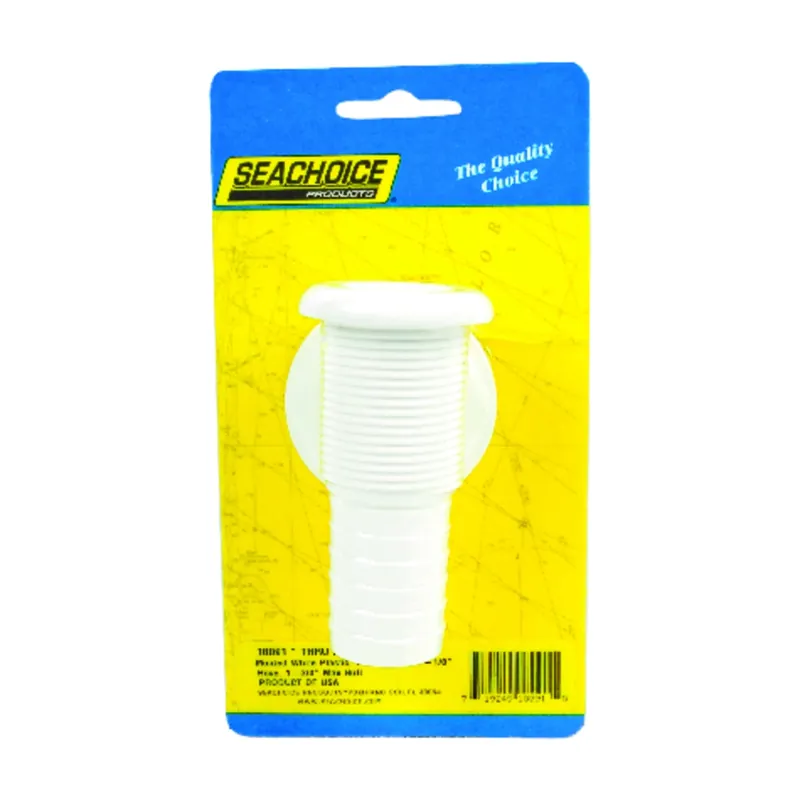 Polished Plastic 1-1/8 In. W Thru Hull Connector 1 Pk