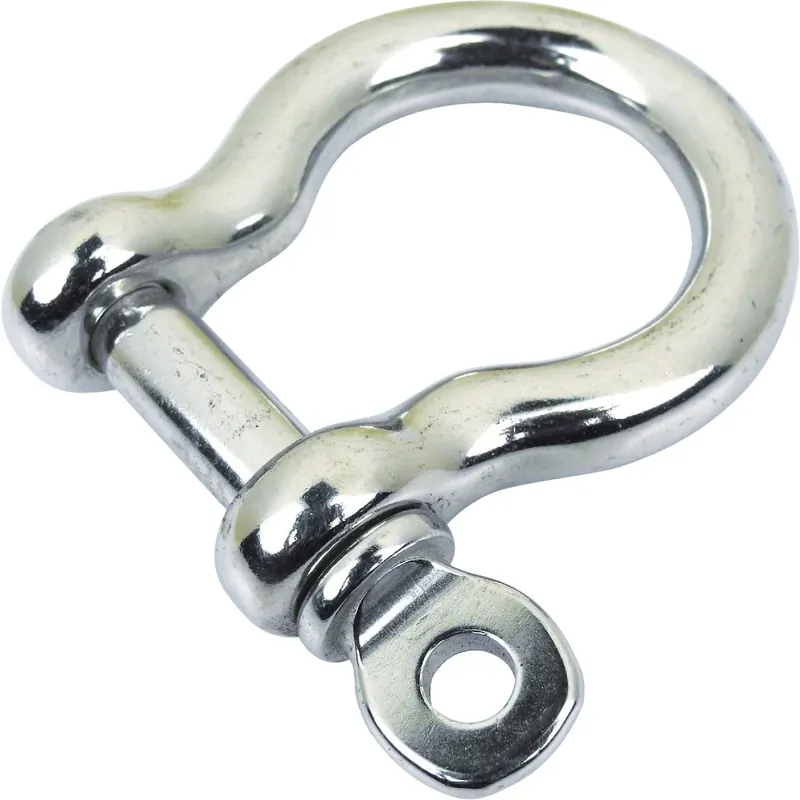 Polished Stainless Steel 1 In. L X 5/16 In. W Shackle 1 Pk