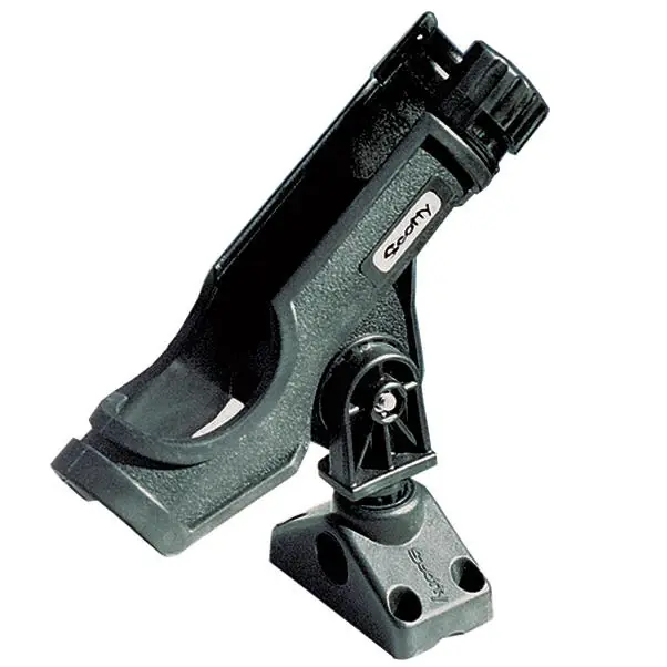 230-bk Power Lock Rod Holder With 241 Side/deck Mount - Black