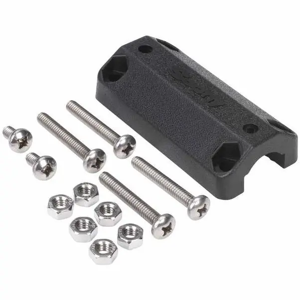 242 Rail Mounting Adapter 7/8"-1" Black For Rod Holders