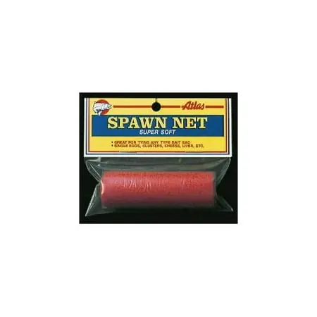 Atlas - Mike‘s Spawn Net 3" X 16‘ Roll In Red For Fishing
