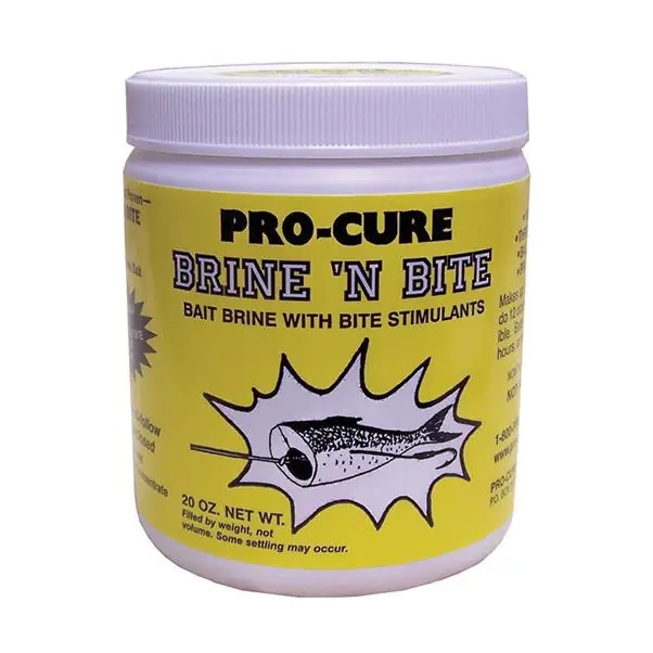 Brine ‘n Bite Bait Brine 20 Ounce Jar For Fishing