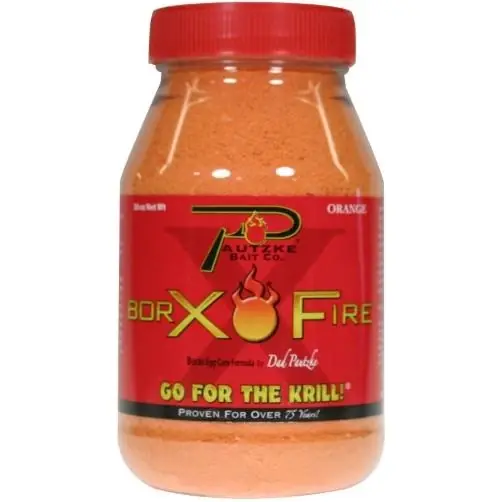 Pautzke Borax O‘fire Bait, 28 Ounce, Orange Color, Model 018703