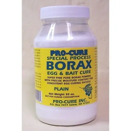 Borax Egg And Bait Cure Powder, 30 Ounce, Plain White