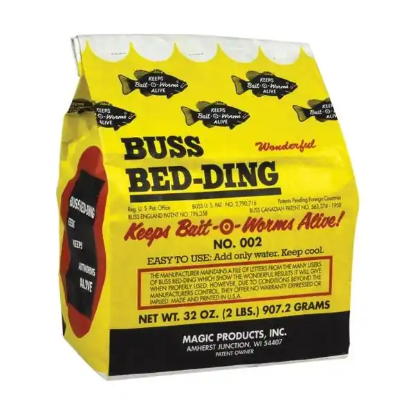 2-pound Buss Bedding Bag For Worms, Yellow