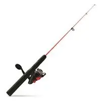 Dock Demon 30-inch Spinning Reel And Fishing Rod Combo - Red - 6 Lbs