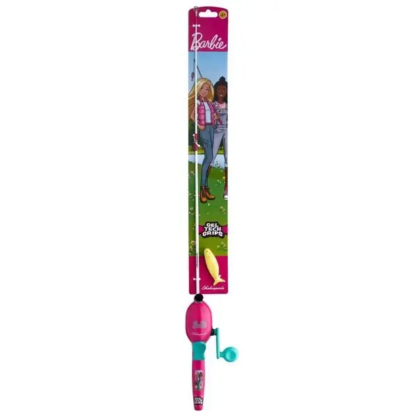 Shakespeare Mattel Barbie Spincast Fishing Kit For Kids - Combo 2 6