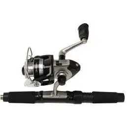 Minispin Ultralight Travel System Rod And Reel Combo Kit - 4‘5"