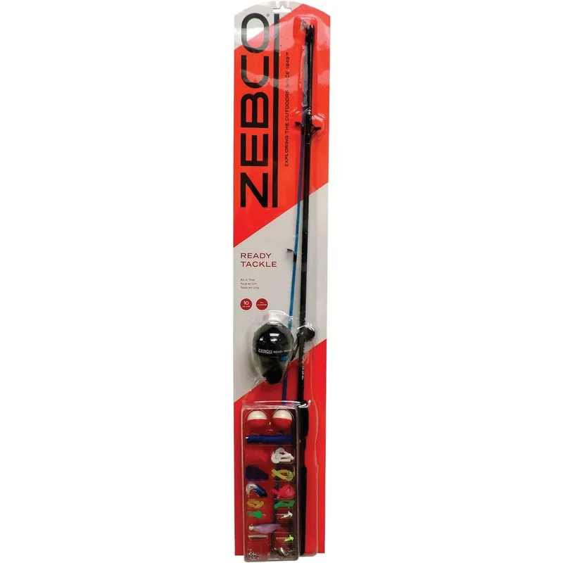 5 Ft. 6 In. Z-glass Fishing Rod & Spincast Reel Combo With Tackle Kit