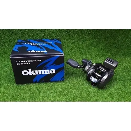 Okuma Convector Cv-163dlx Left Hand Low Profile Line Counter Reel 6.3 1