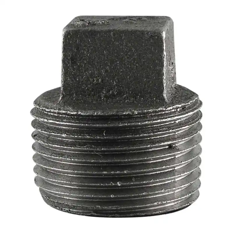 2 In. Black Pipe Plug