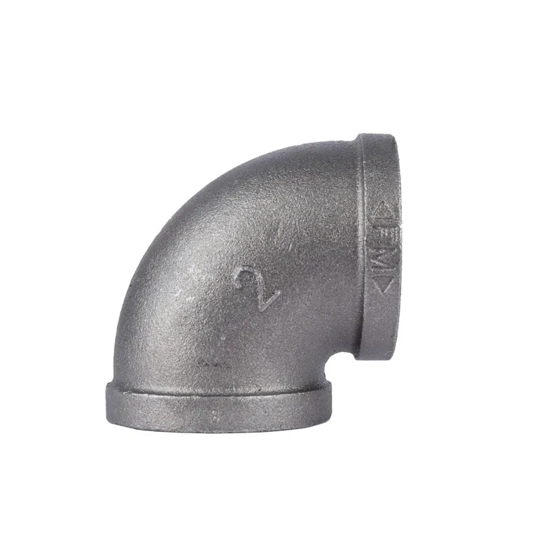 2 In. Black Pipe 90 Degree Elbow