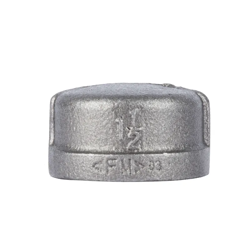 1-1/2 In. Black Pipe Cap