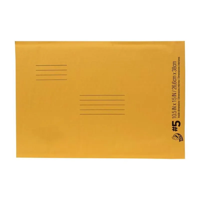 Beige Self‑seal 5 Envelopes – 15×10.5 in, Paper, Duck Brand
