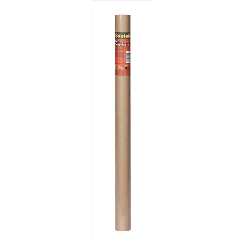 Postal Wrapping Paper Roll, 30 In. X 30 Ft., Kraft Paper, 60 Lb.