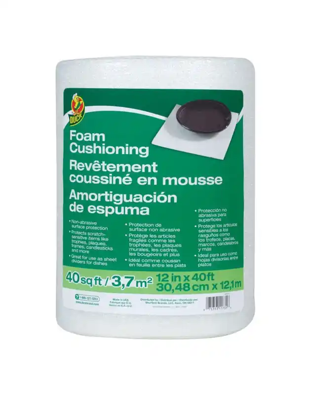 12 In. W X 40 Ft. L Foam Cushioning Roll - Ideal For Packing And Shipping